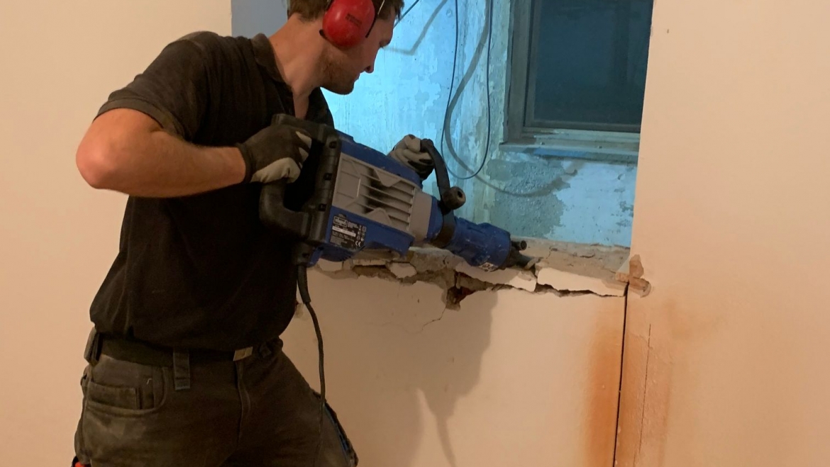 Start der Umbauarbeiten