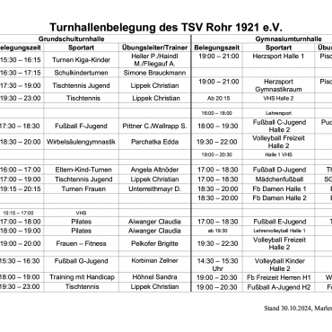 Wintersportprogramm 2024/2025